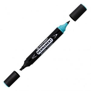 Permanentný popisovač Centropen 1666 double zelený - Plastobal
