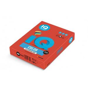 Farebný papier IQ color CO44 korálovočervená, A4 80g - Plastobal