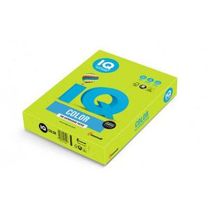 Farebný papier IQ color limetkovo zelený LG46, A4 80g - Plastobal