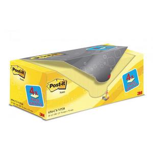 Bločky Post-it 76x76 žlté 20x100l - Plastobal