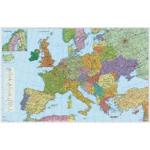Mapa Európa-cestná sieť - Plastobal
