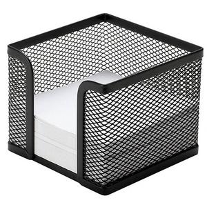 Drôtený stojan na blok `kocka` 95x80x95mm čierny - Plastobal