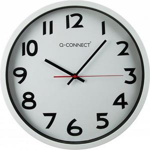 Nástenné hodiny Q-Connect 35cm biele - Plastobal