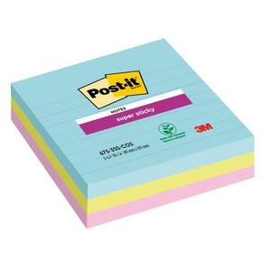 Bločky Post-it `Miami` linajkové 101x101mm - Plastobal
