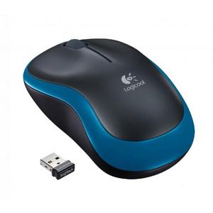 Myš Logitech M185 modrá, bezdrôtová, optická - Plastobal