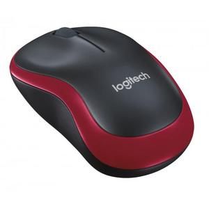 Myš Logitech M185 červená, bezdrôtová, optická - Plastobal