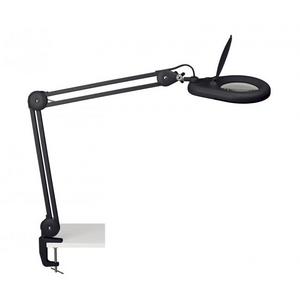 Lampa lupová MAULviso so svorkou čierna - Plastobal