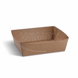 Papierová miska (FSC Mix) nepremastiteľná kraft 135 x 110 x 45 mm 500ml [100 ks] - Plastobal