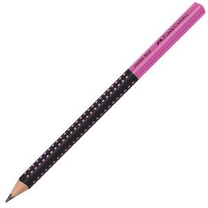 Ceruzka Grip Jumbo/HB Two Tone  čierna/ružová 12ks - Plastobal