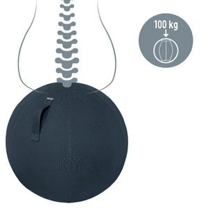 Fitlopta na sedenie Leitz Cosy zamatová sivá - Plastobal