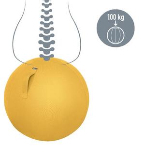 Fitlopta na sedenie Leitz Cosy teplá žltá - Plastobal