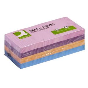 Bločky Q-CONNECT intenzívne 38x51mm 12x100 l - Plastobal
