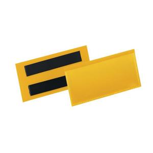 Magnetické vrecko na dokumenty 100x38mm 50ks žlté - Plastobal