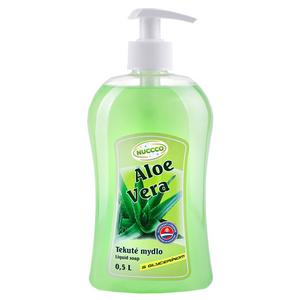 NUCCCO Tekuté mydlo Aloe Vera 0,5 L - Plastobal