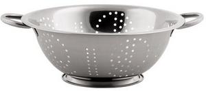 Cedník MagicHome DCB, 24 cm, okrúhle otvory, nerez - Plastobal