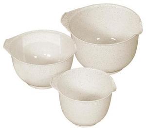 Miska Curver® BASIC, sada misiek 3 ks, na šľahanie, 1.5 lit.+2 lit.+2.5 lit., biele - Plastobal