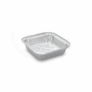 Miska (ALU) hranatá 164 x 164 x 36 mm 500ml [100 ks] - Plastobal