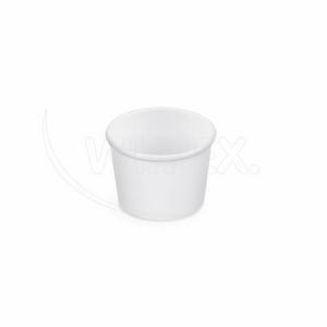 Papierová miska na zmrzlinu (PAP/PE) biela O90mm 250ml [50 ks] - Plastobal