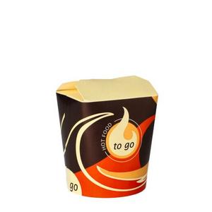 "Food box Box na pochutiny ""TO GO"" hranatý 550 ml -50ks - 10cm x 8,5 cm x 7,5 cm" - Gastro potreby | ***