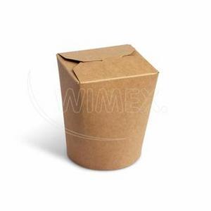 Food box Asia (PAP/PE) kraft 500ml/16oz [50 ks] - Gastro potreby | ***