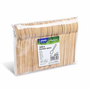 Lyžica bambusová (FSC 100%) 17cm [100 ks] - Plastobal