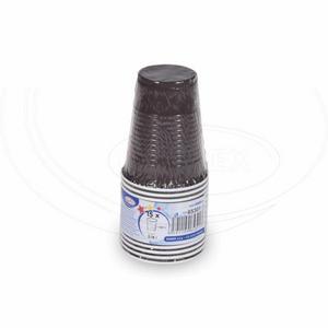 Kávový pohár (PP) hnedo/biely O70mm 180ml [15 ks] - Plastobal