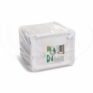 Papierová tácka biela 20 x 16,5 cm `č.4.5` [250 ks] - Plastobal