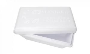 Termobox (miska a viečko) na zmrzlinu 750gr./1100ml 20 ks RE – MAXIGEL - Plastobal
