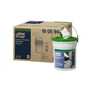 Tork vlhčené utierky na povrchy Handy Bucket  Netkaná textília Biela 1 27x27cm 15,66 m /5 - TORK | ***