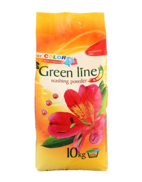 Prací prášok GREEN LINE COLOR 10 kg - Plastobal