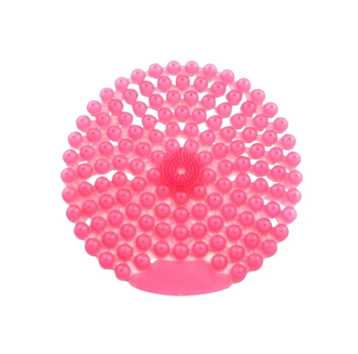 Vonné sitko do pisoára červené BUBBLE vôňa OCHUTENÉ JABLKO 1ks - WC kefy, zvony, vône do WC | ***