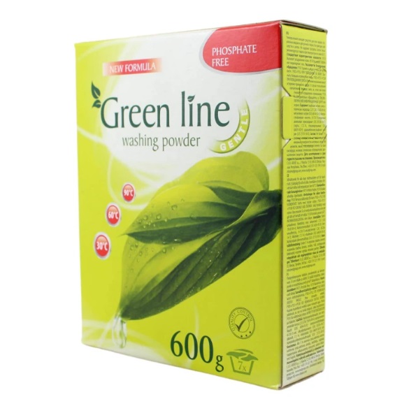 Prací prášok GREEN LINE GENTLE 600g - Pracie prášky a aviváže | ***