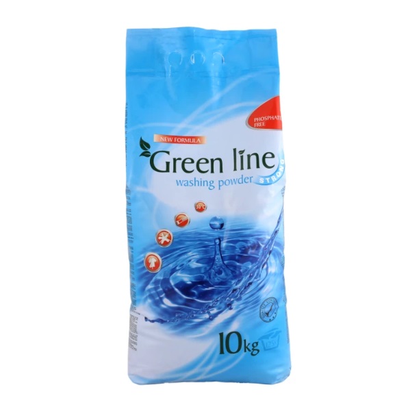 Prací prášok GREEN LINE STRONG 10 kg - Pracie prášky a aviváže | ***